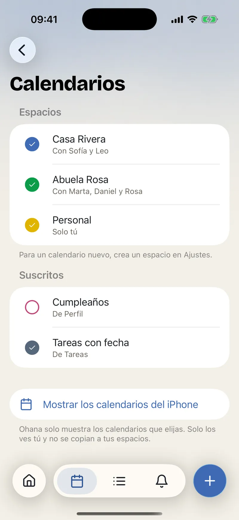 Calendario: Calendarios